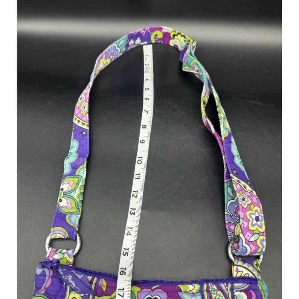 Vera Bradley‎ Retired Heather Paisley Hipster Crossbody Purse Classic Travel - Picture 14 of 16